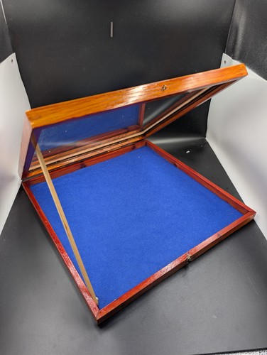 Wooden tabletop display case - wooden,