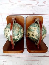 Vintage Pair of Spinning Globe