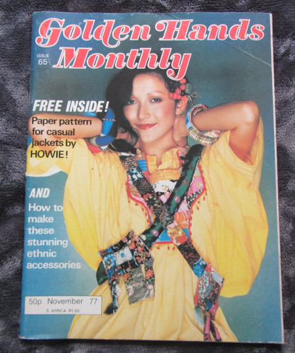 Vintage golden hands - golden, monthly