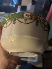Alfred Meakin Solway Green Cup And Saucer Set Vintage Gold Detail Green 1920’s
