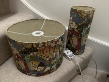 NEXT children’s Bedroom Superheroes Ceiling Shade And Table Lamp