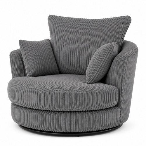 Swivel armchair jumbo cord - swivel,