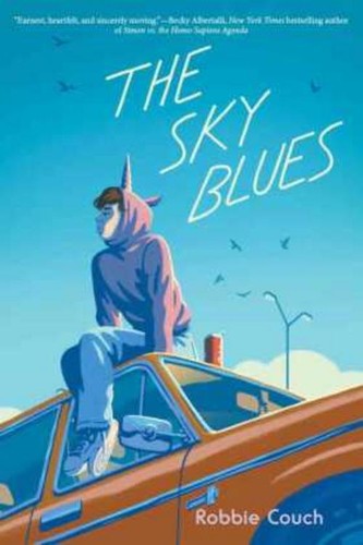 The sky blues robbie couch - sky,