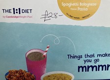 1:1 diet products left over
