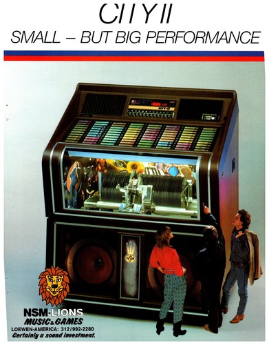 Vintage nsm city jukebox - vintage, ii