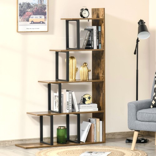 Homcom tier ladder shelf - 5-tier,