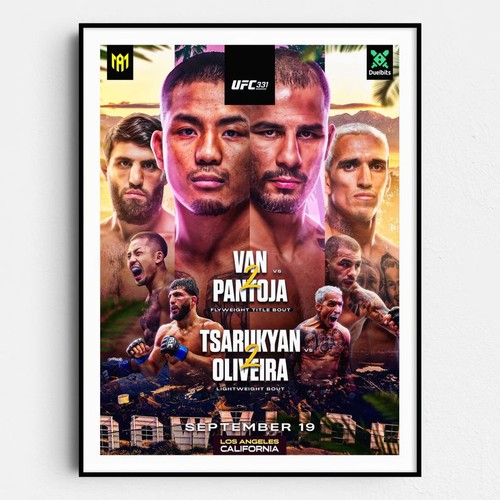 Ufc 331 fight poster - ufc,