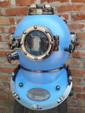 Vintage Blue Deep Sea Diving