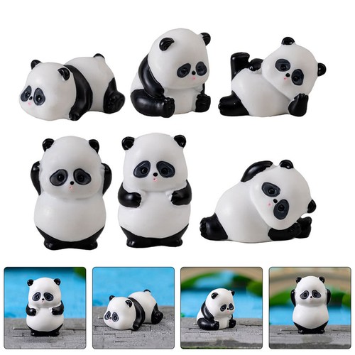 Pcs resin panda ornament - pcs,