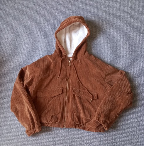 Cosy tan corduroy ladies - tan, short
