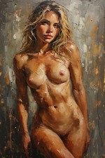 A Tasteful Naked Blond Woman