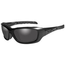 Wiley X WX Gravity Glasses Durable Smoke Grey Lens Black Ops Matte Black Frame