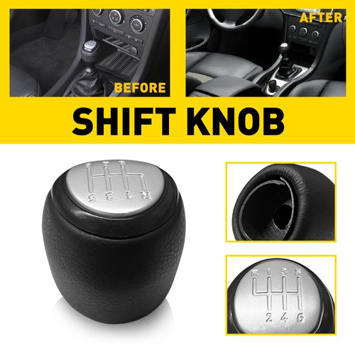 Car leather gear shift knob - gear, 6