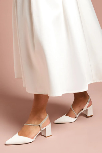 Coast white court shoes - white, womens