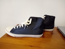 NEW. SIZE 8.5UK, EU42.5 BLUE TRETORN HIGH TOP SNEAKERS.  CHARITY SALE