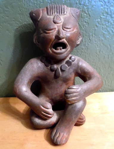 Vintage folk art terracotta - vintage,