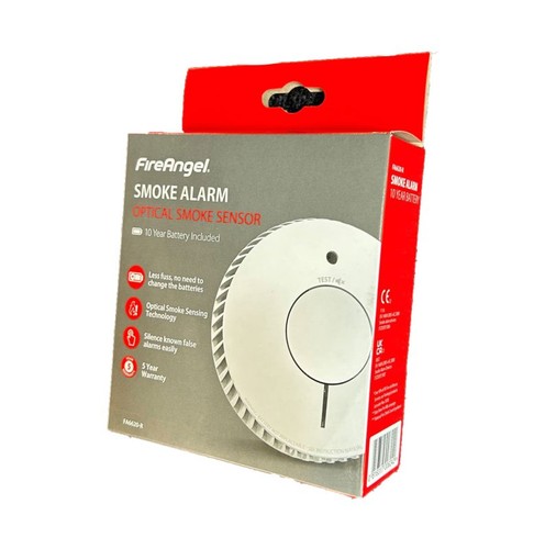 Fire angel optical smoke alarm - fire,