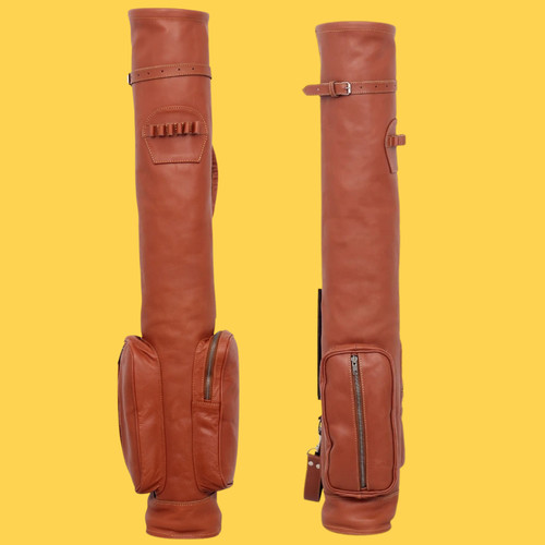 Golf bag real leather - golf,