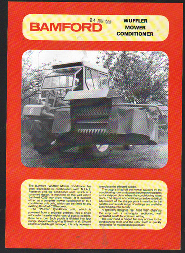 Bamford wuffler mower - wuffler,