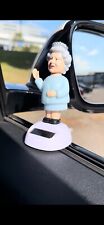 Queen Elizabeth Solar Powered Dancing Dashboard Collectible Ornament Toy Figure