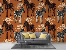 3D Zebra Art Pattern