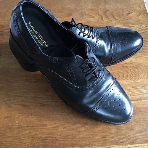 Mens samuel windsor black semi - windsor,