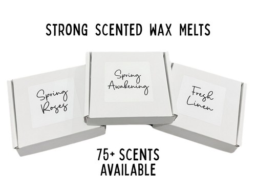 Strong scented wax - strong, melts.