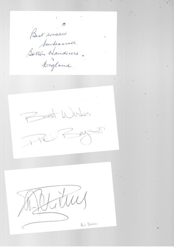 Original autograph harold - autograph,
