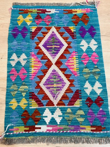 Afghan handmade kilim multi - afghan,