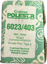 CRABTREE POLESTAR 40A 30mA