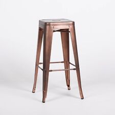 TOLIX INSPIRED METAL BAR STOOL
