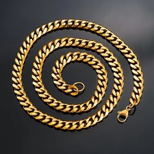 18K Gold 18 inch Cuban