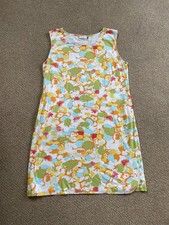 Adini cotton yellow green blue dress