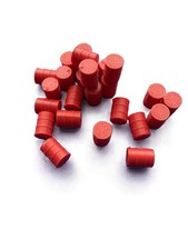 00/H0 Scale Red Oil Barrels