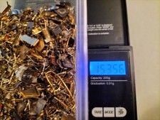 150g gold plate mix electronic scrap material for gold recovery. 