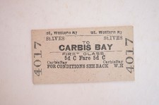 Railway Ticket GWR St. Ives to