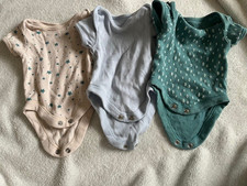 3 tiny baby boys spotty stars