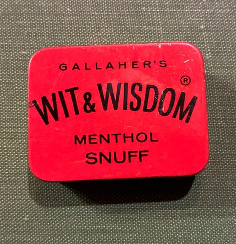 Vintage snuff tin gallahers - snuff,