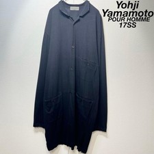 17SS Yohji Yamamoto Pour Homme Long cardigan jacket coverall