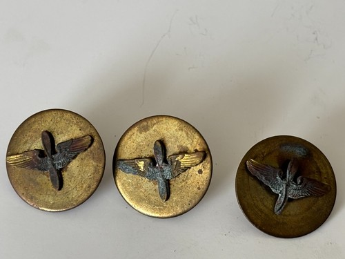 Ww2 usaf collar brass - ww2,