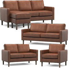 Bexhill Tan Faux Leather