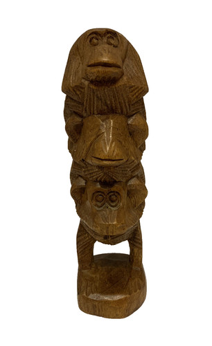 Wise monkeys hear speak - 3,