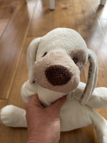 Happy horse soft toy dog - soft, white