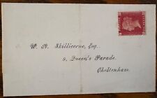 Penny Red, unused postal envelope, nice condition rare id letters signed to rear