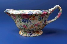 JAMES KENT Staffordshire Chintz Floral Rosalynde Art Deco Shaped Jug