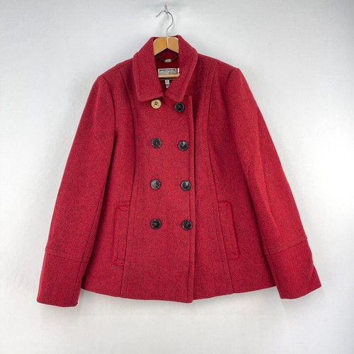 Joules wool pea - coat, womens