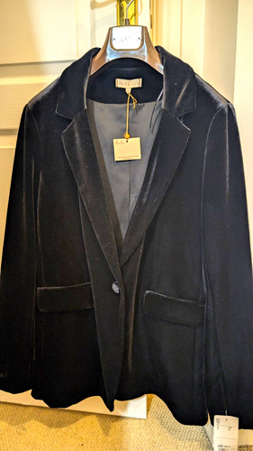 Mirasol black velvet - black, long