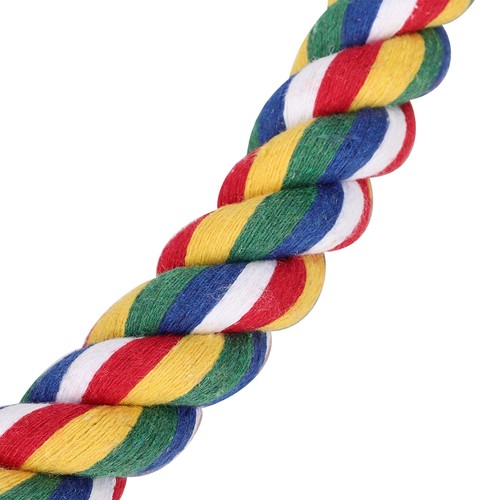 Natural cotton rope - natural, bird