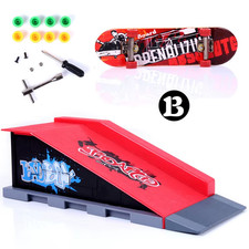 Tech Finger Skateboard Kit Finger Bike BMX Mini Two Wheel Scooter Board Skate Fi