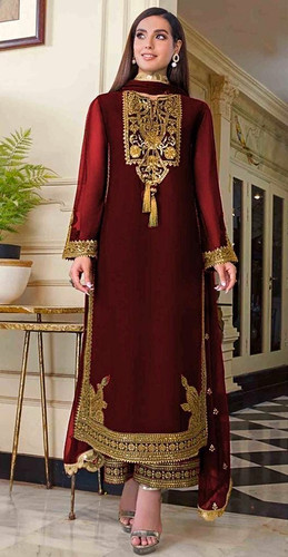 Asim jofa embroidered chiffon - asim,